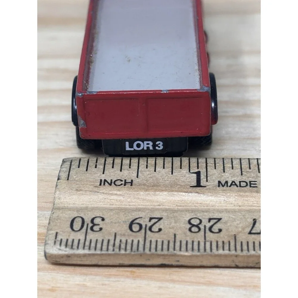 Vintage Thomas and Friends Lorry 3 Truck Diecast toy Ertl 1999 Red LOR 3